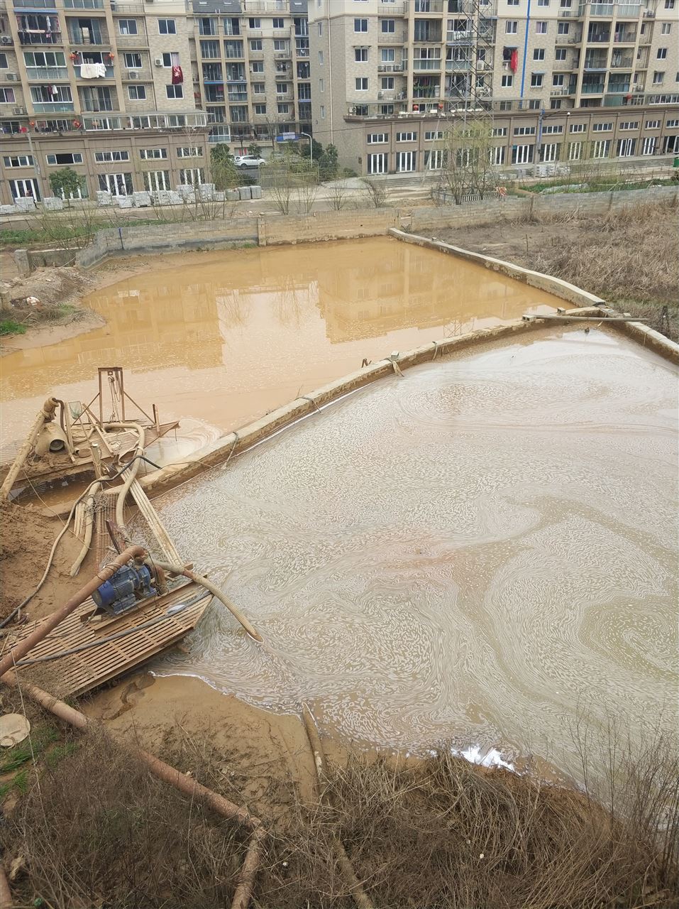 珲春沉淀池淤泥清理-厂区废水池淤泥清淤